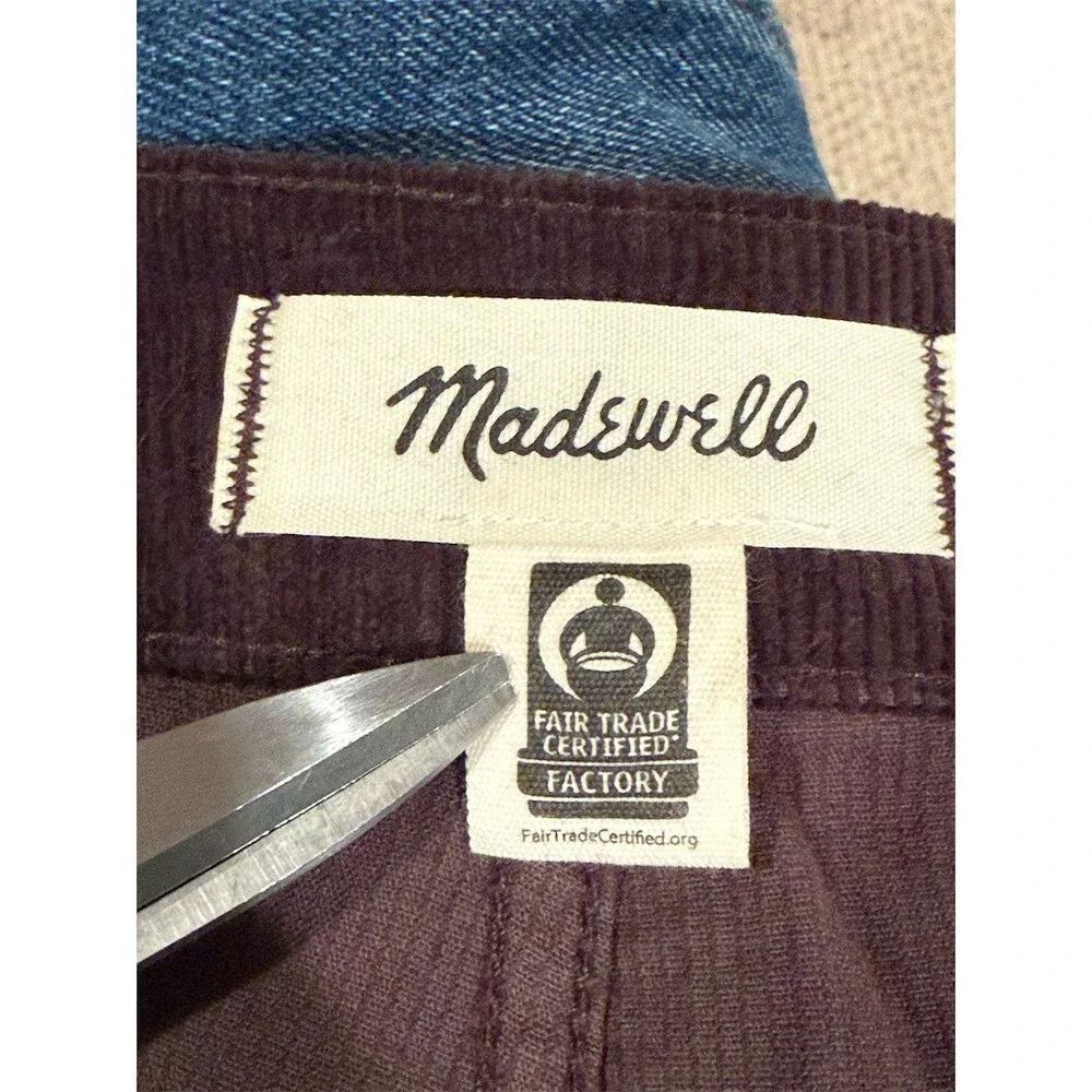 J.Crew Pants Womens Size 31 Brown High Rise Straight Leg Patch Pockets - Picture 6 of 8